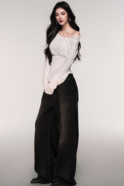 Lazy Sophisticated Lace Top