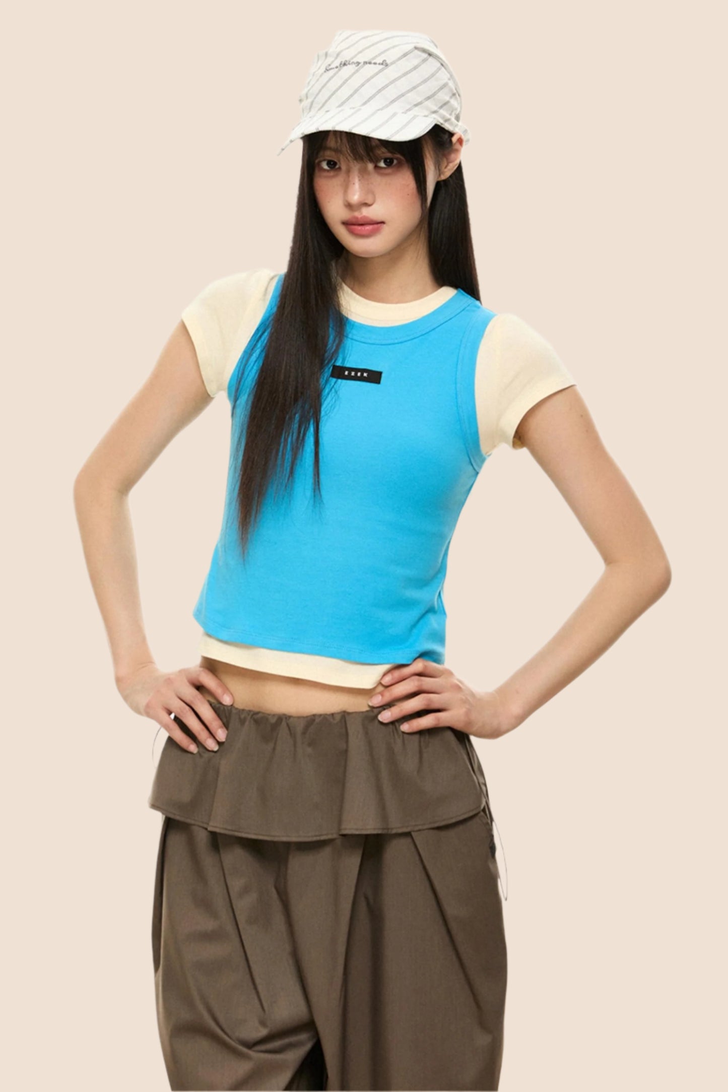 Colorblock T-Shirt Set