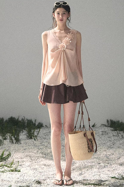 Silent Rose Semi-Sheer Lace T-Shirt