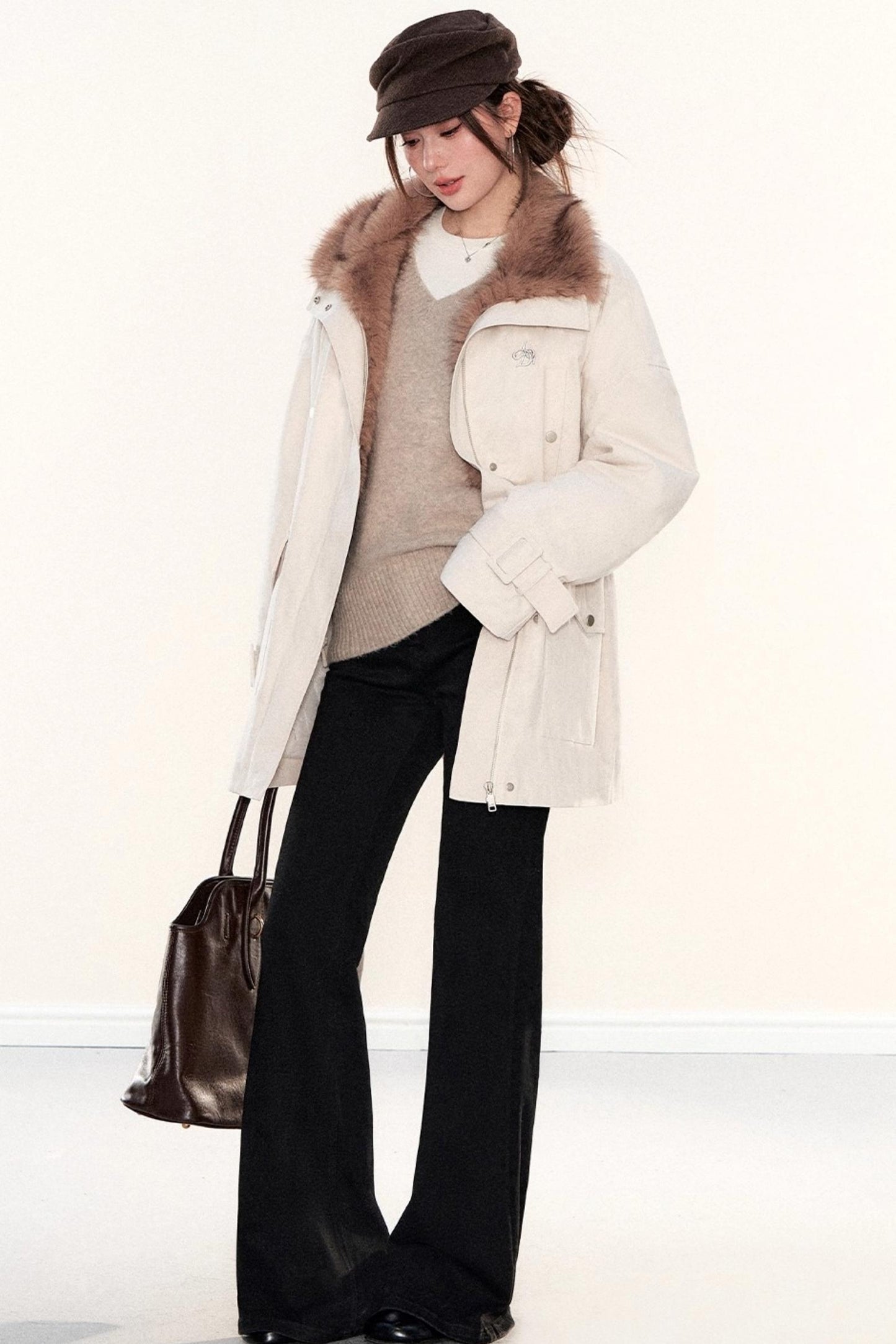 Soft Knit V-Neck Sweater