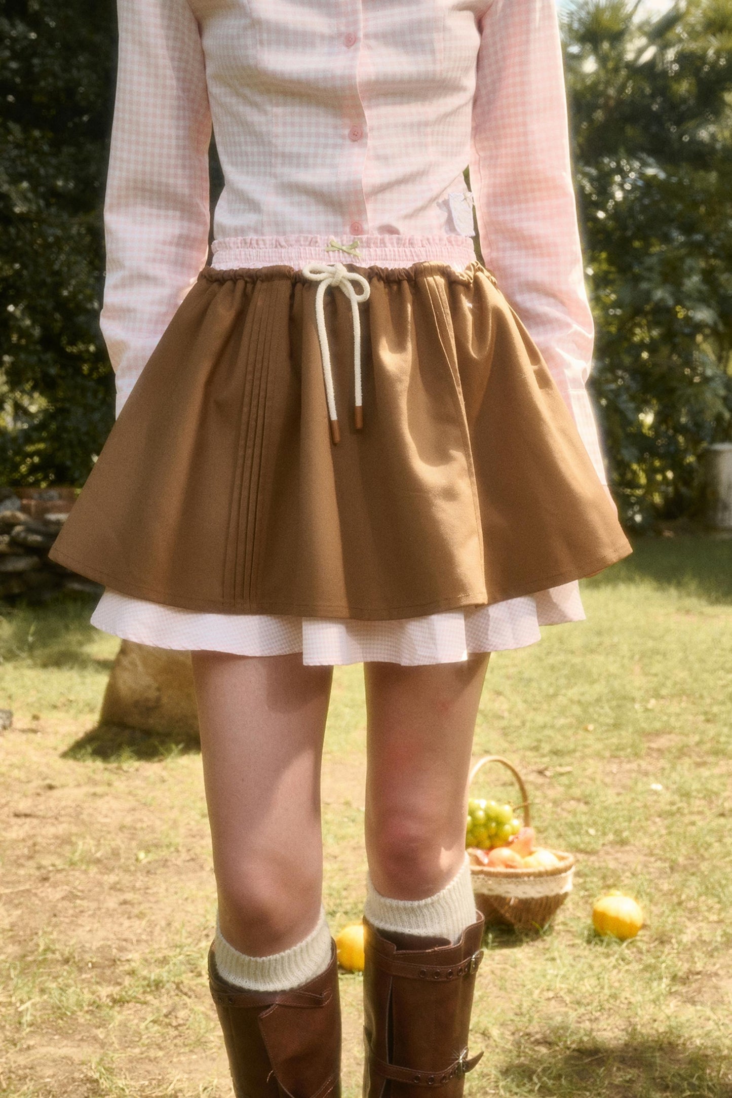 Classic Check Short Skirt