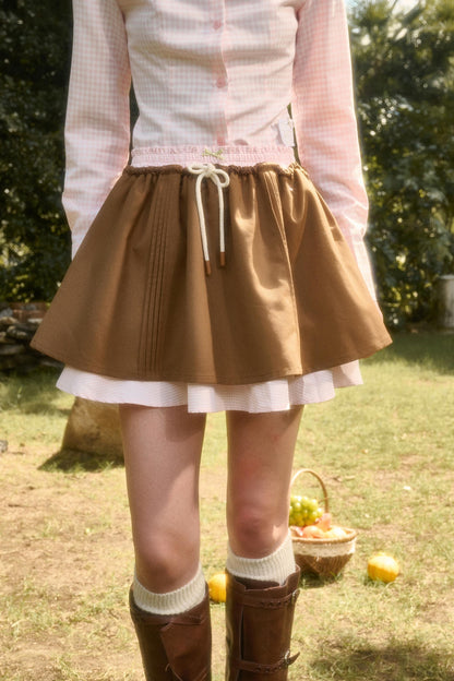 Classic Check Short Skirt