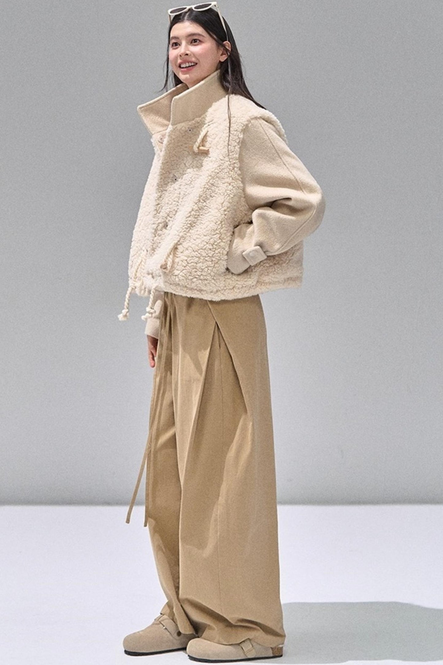 Toggle Button Woolen Coat