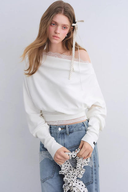 Love Asgony Off-Shoulder Top set-Up