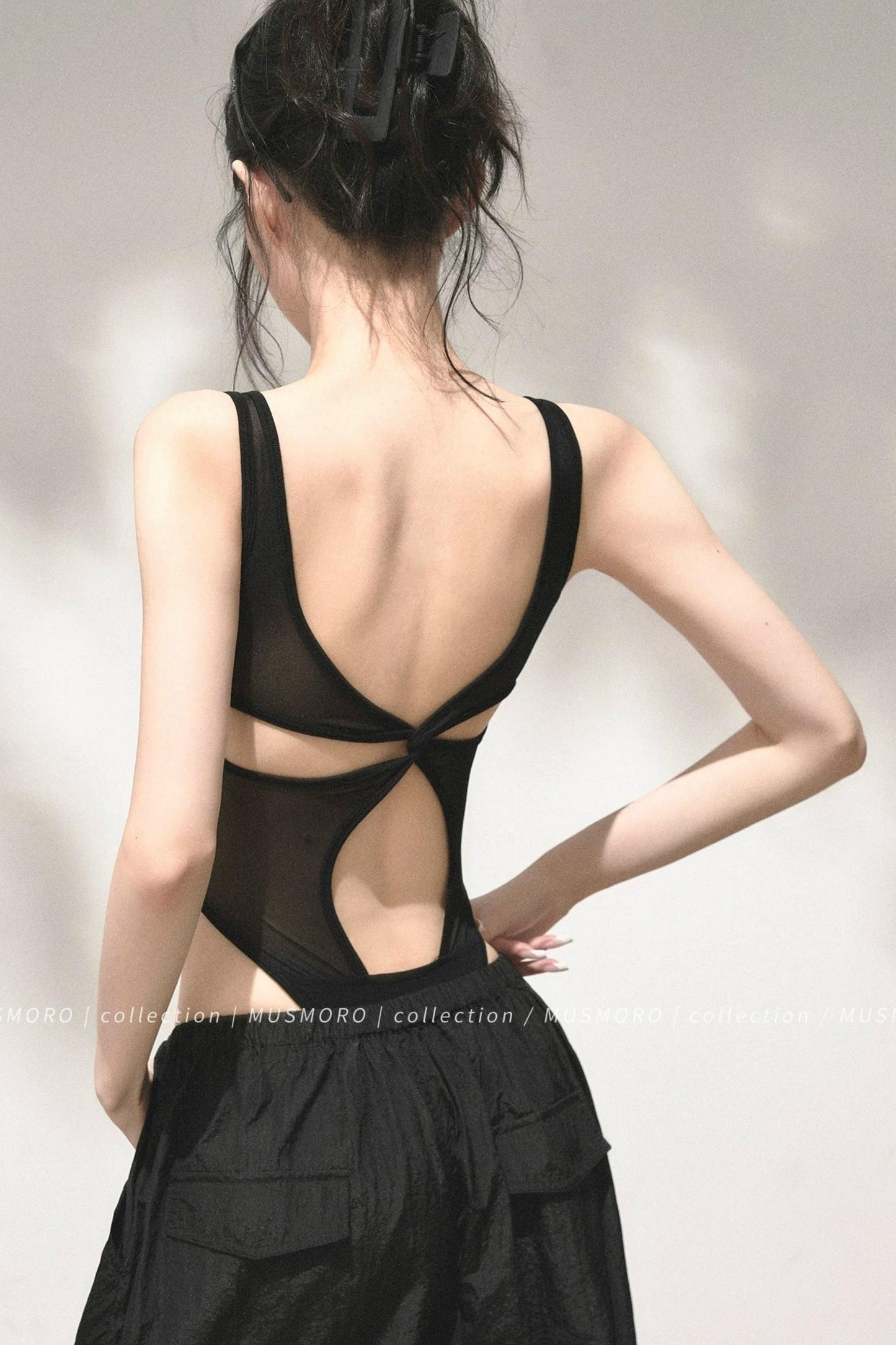 Open Back Mesh Bodysuit