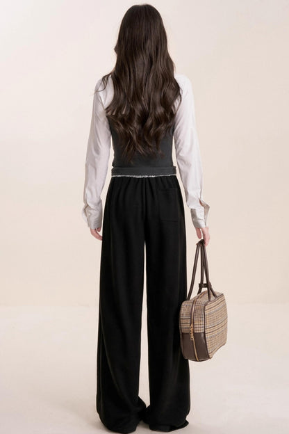 Romantic Lace Wide-Leg Pants