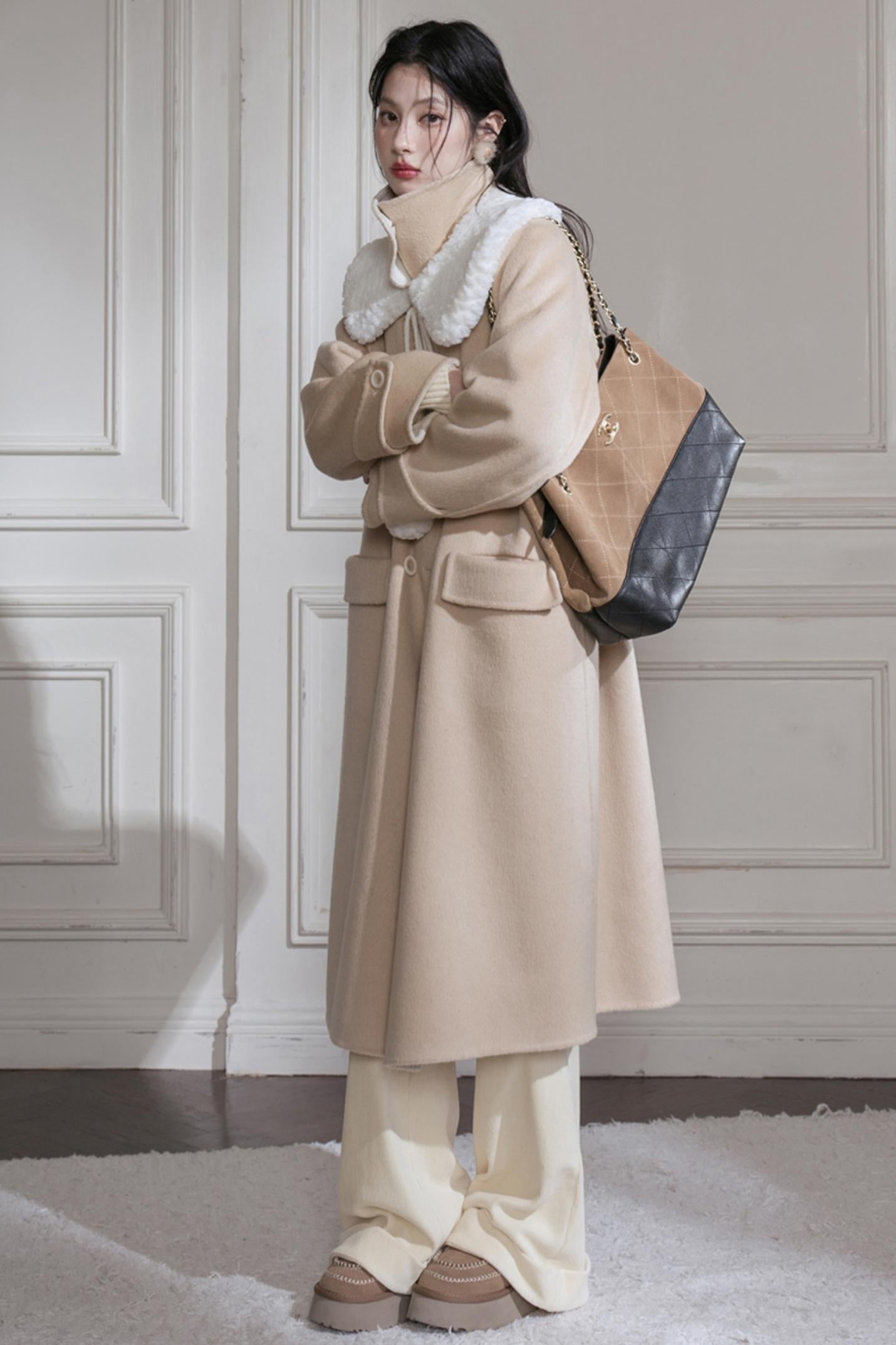 Snow Melt Corduroy Flared Pants