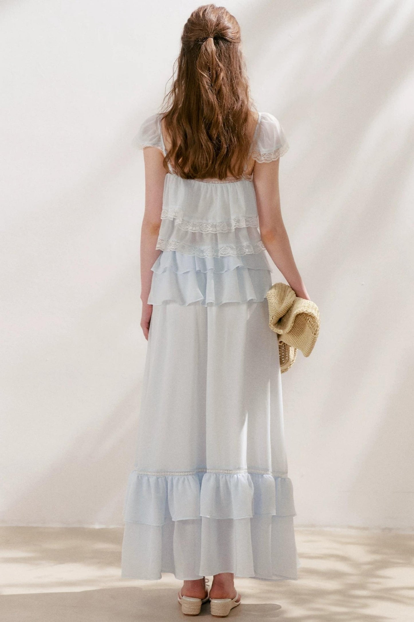 Romantic Lace Ruffle Skirt Set-Up