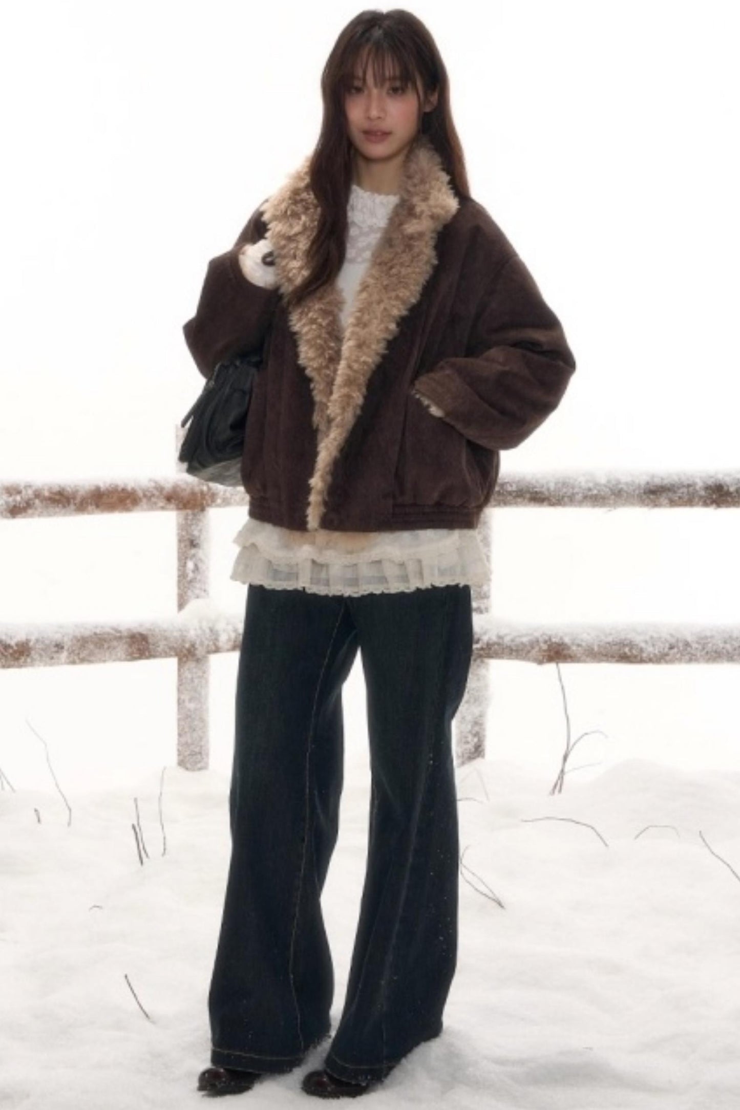 Reversible Lamb Wool Coat