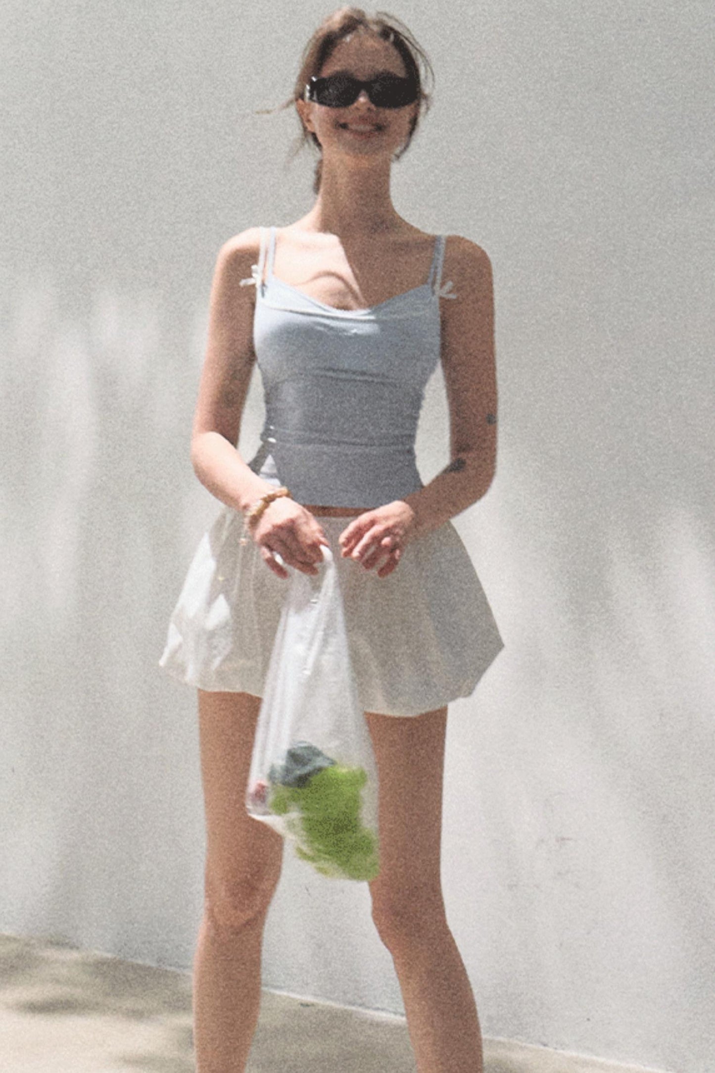 Stretch Chambray Camisole Set