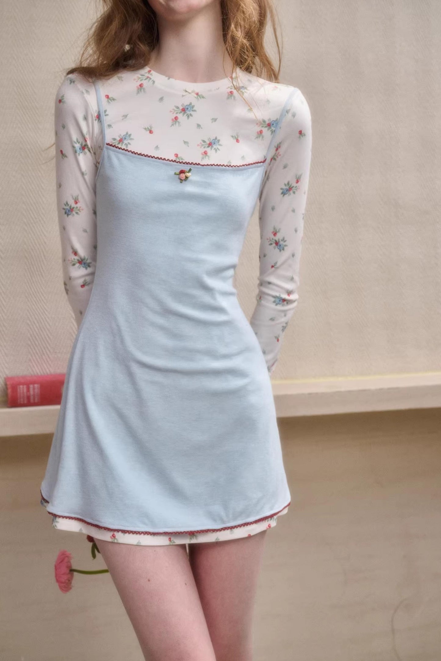 Mediterranean Floral Dress Set-Up