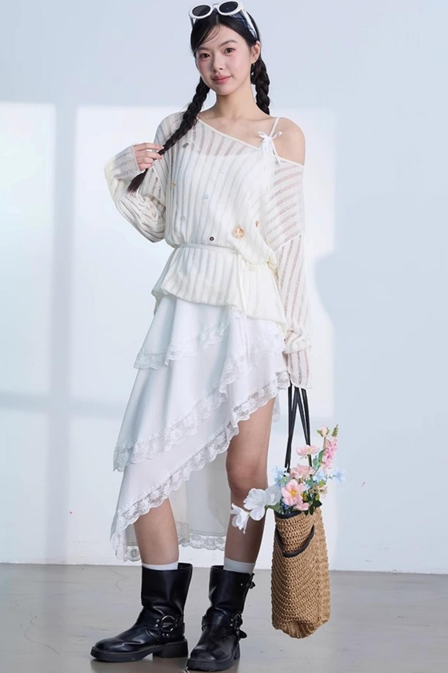 Chic Sunscreen Blouse