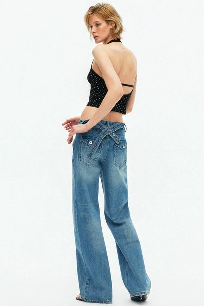 Color-Block Halter Camisole Top
