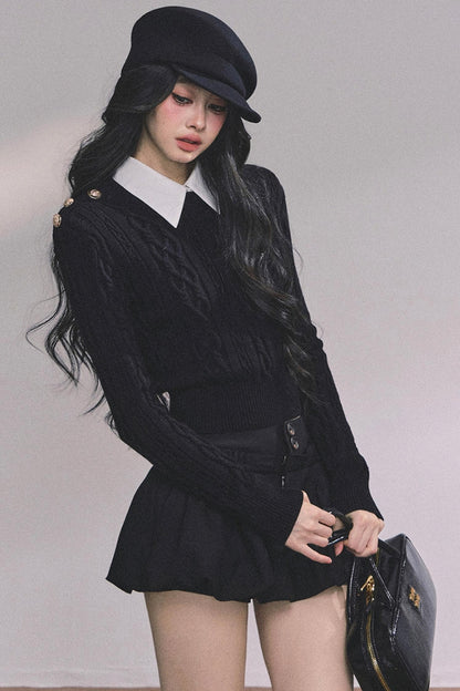 High Intelligence Knitted Top