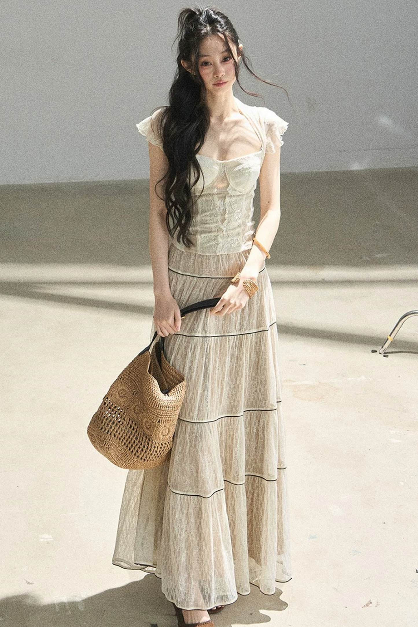 Lace Moonlit Rose Top