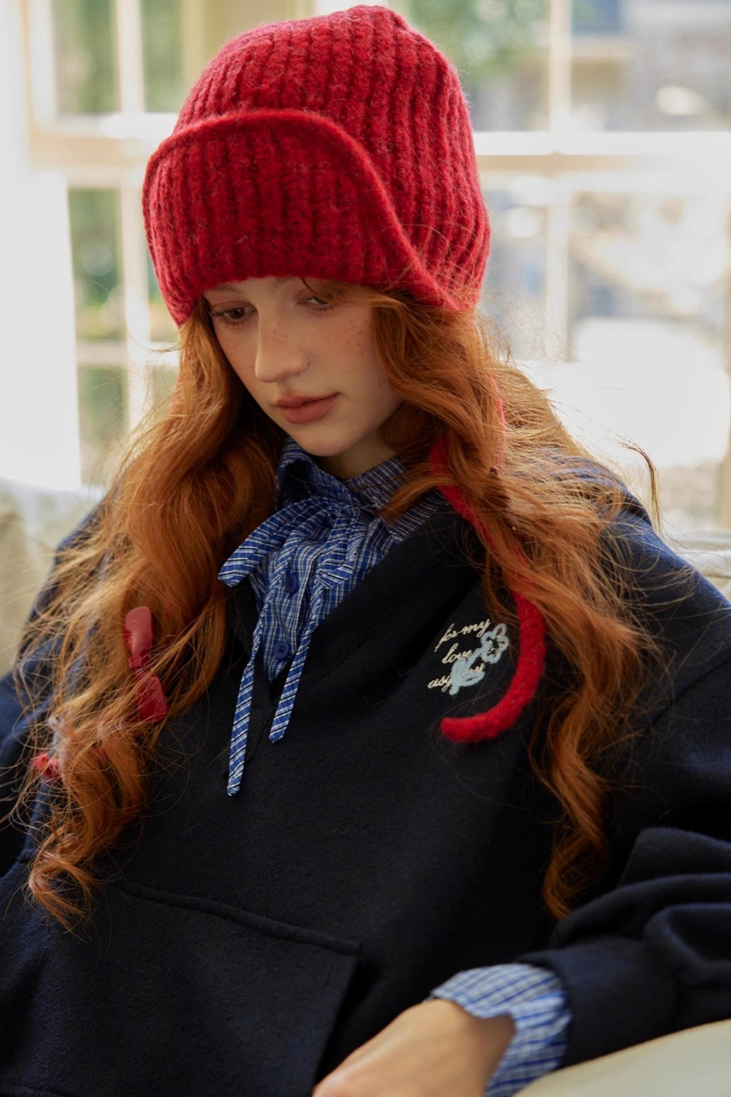 Plaid Mini Skirt Top With pants Set-Up