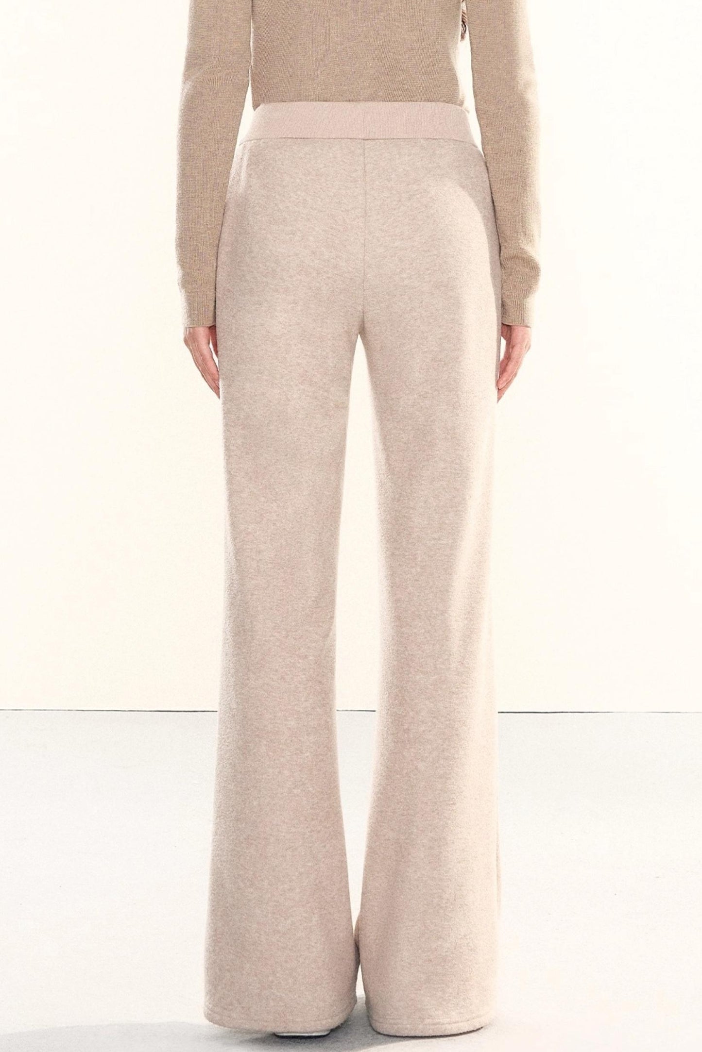 Fleece-Lined Flared Pants