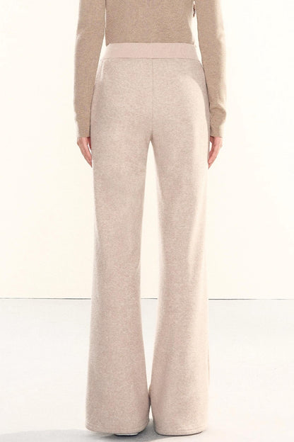 Fleece-Lined Flared Pants