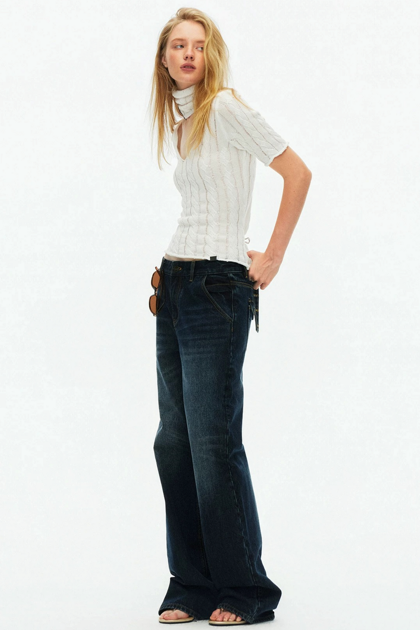 Cotton Vintage Washed Jeans