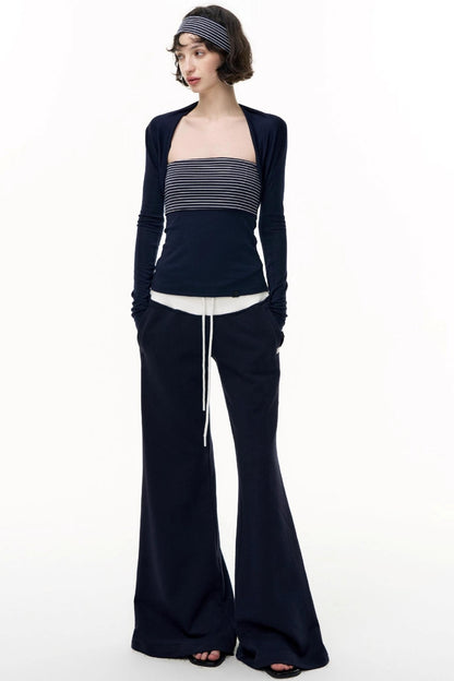 Tencel Waist Long Dress Set-Up