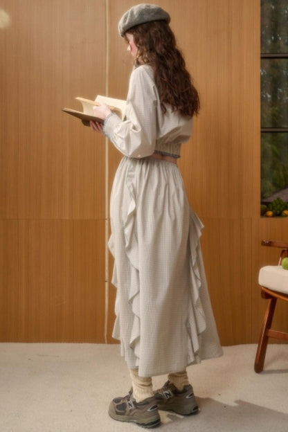 Organic Cotton Patchwork Blouse Set-Up