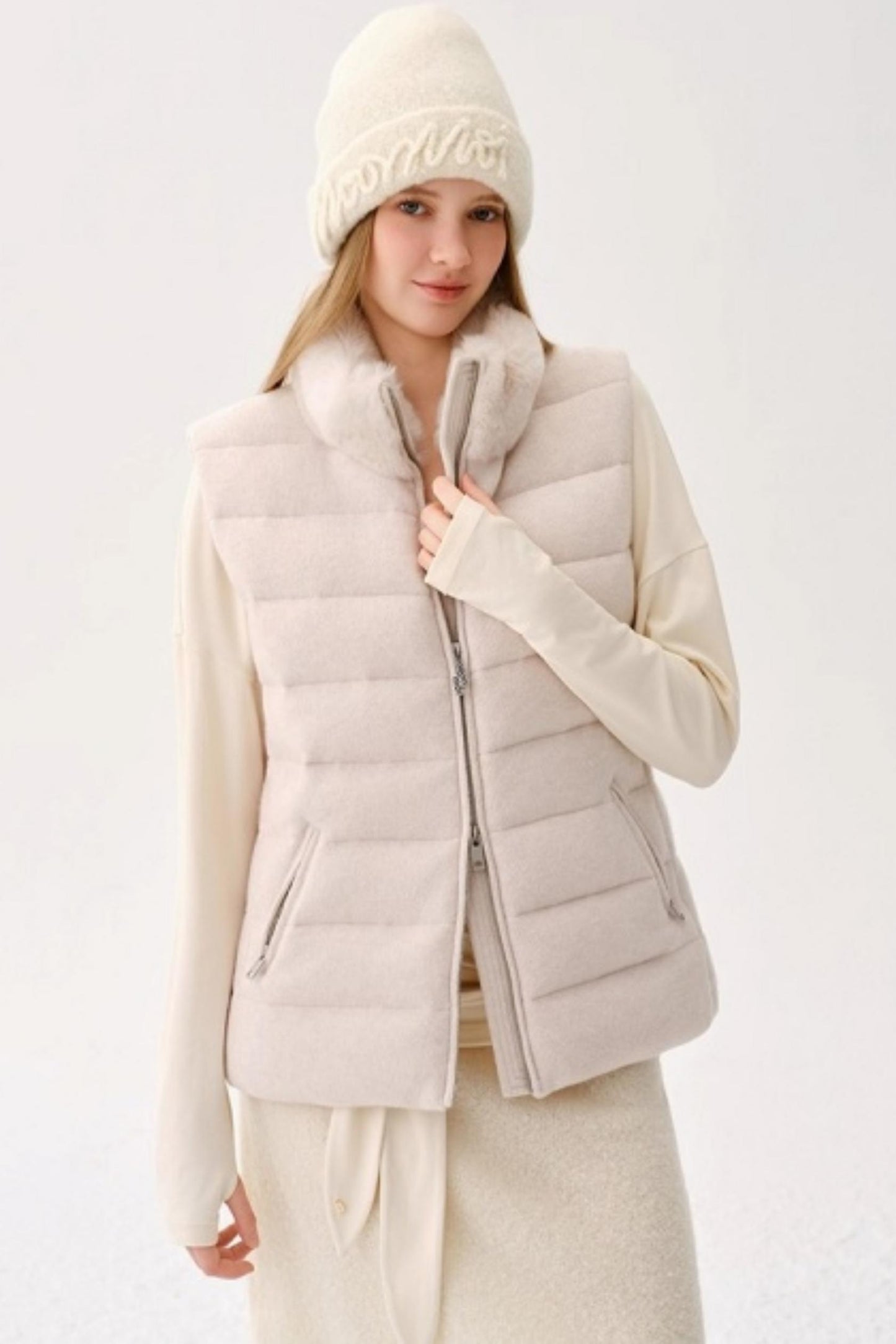 Wool Blend Knitted Set-Up