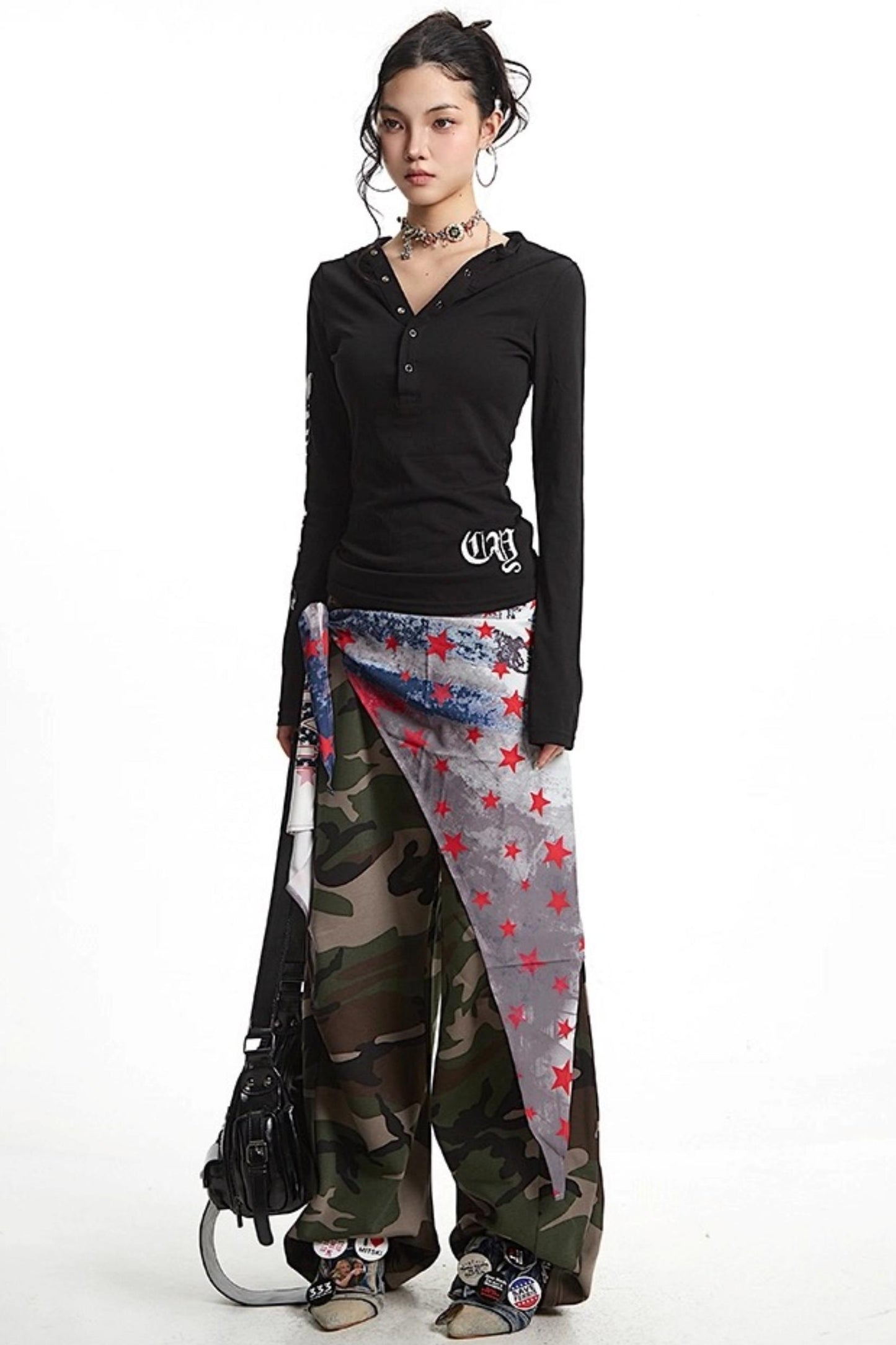 White Hooded Sunscreen Cover-Up Top