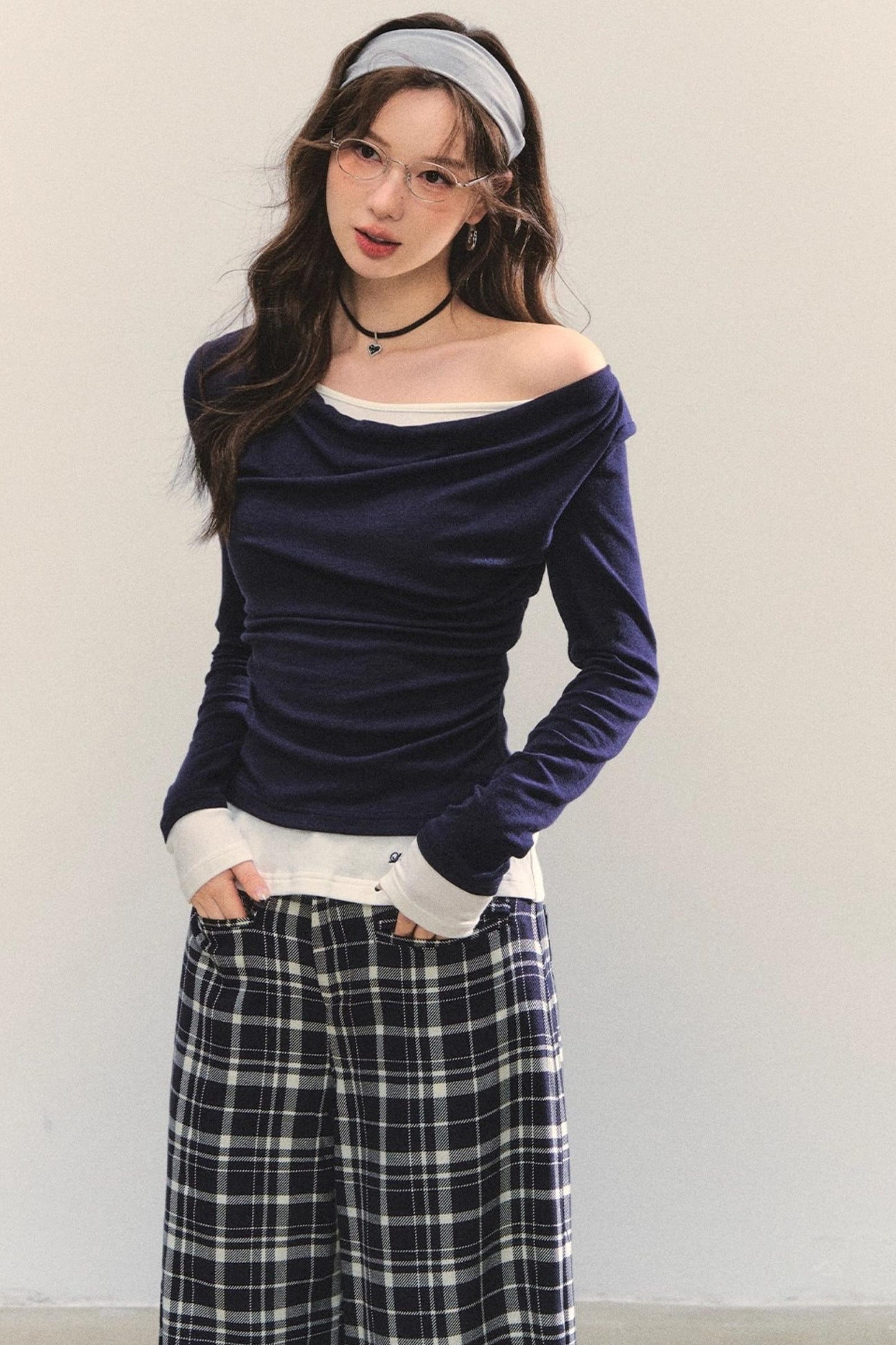 Swing Slim Fit Patchwork T-Shirt