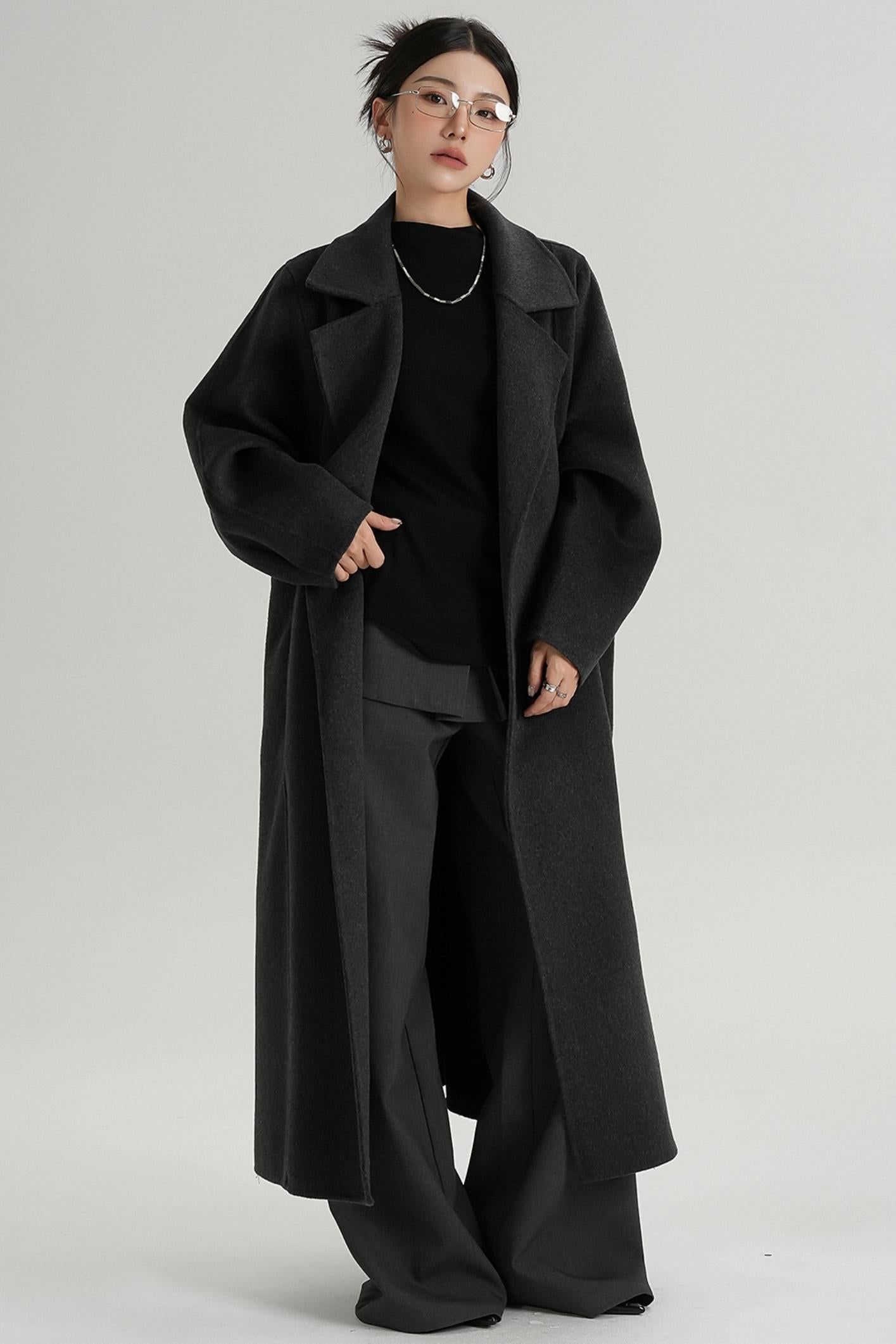 Temperament Wool Reversible Coat