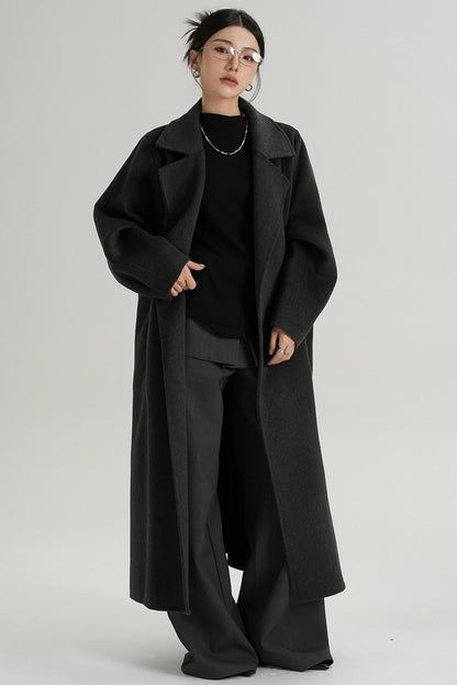 Temperament Wool Reversible Coat