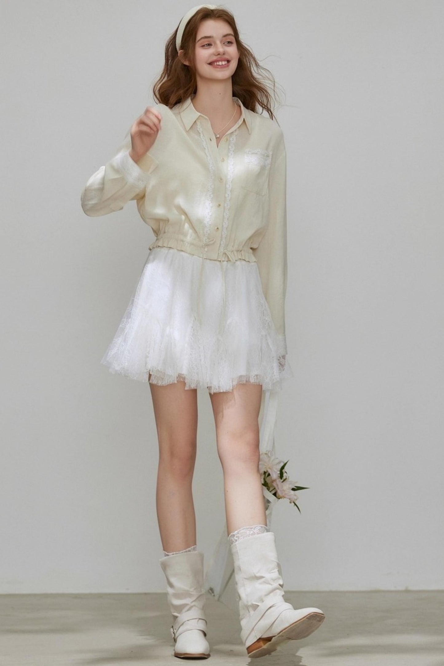 Fall Lace Commuter Shirt