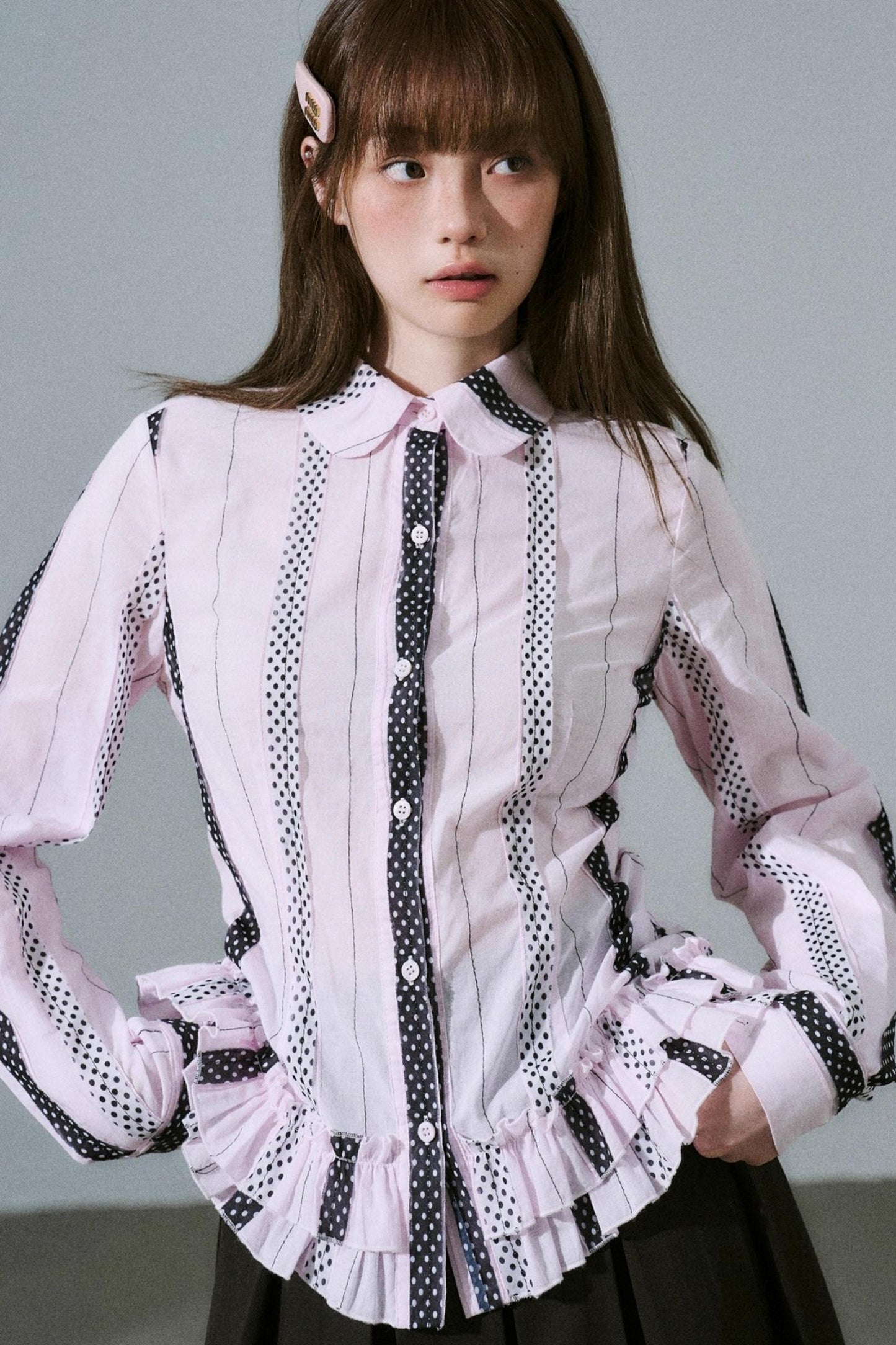 Japanese Girl Pleated Jacket Set-Up