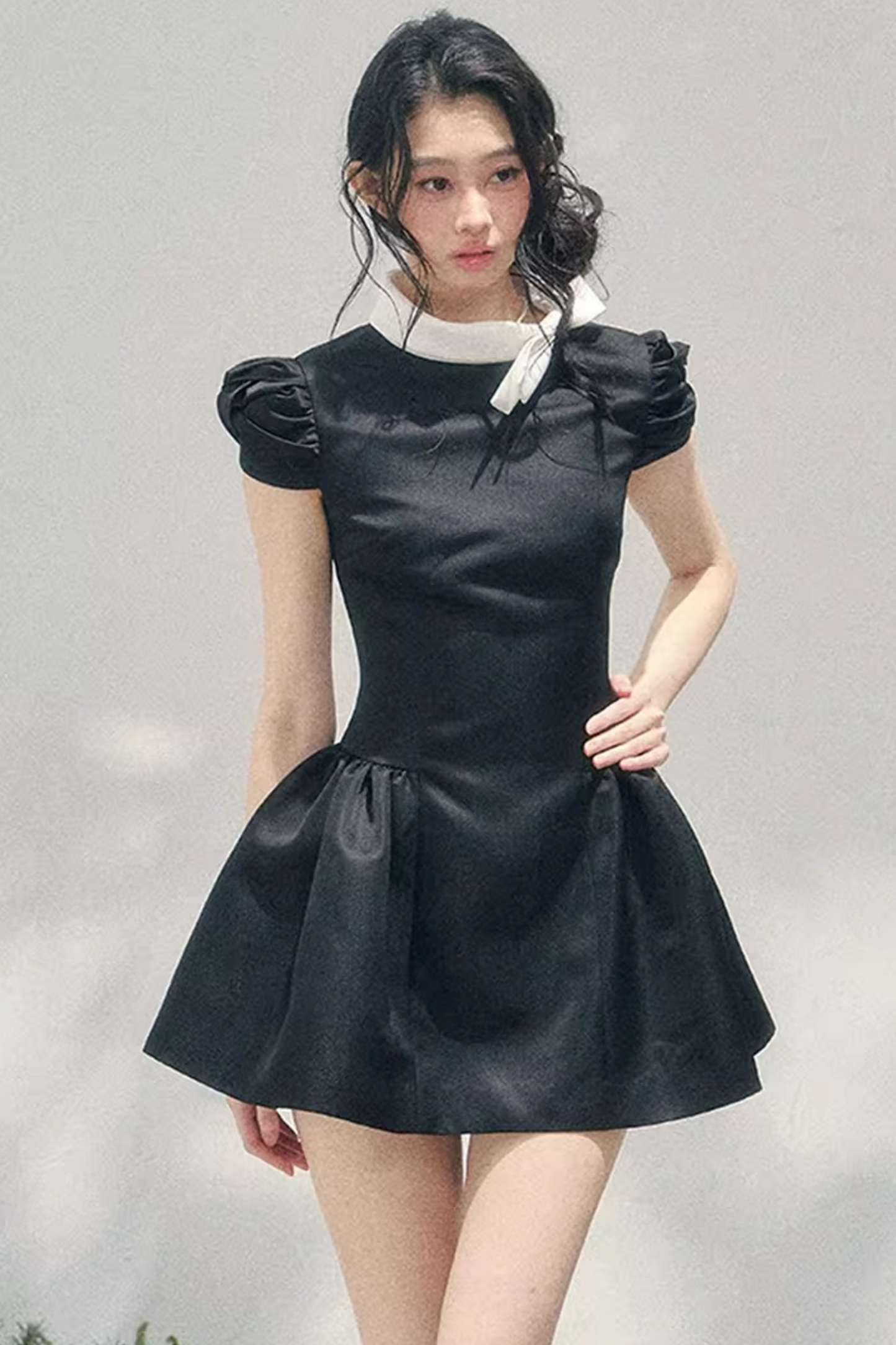 Lilian Ball Puff Sleeve Dress