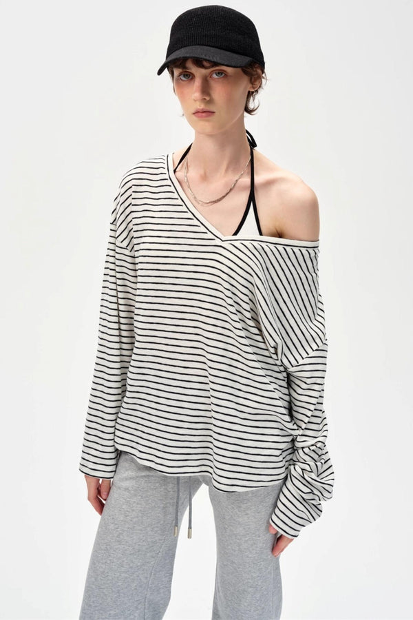 Lyocell V-Neck Base T-Shirt