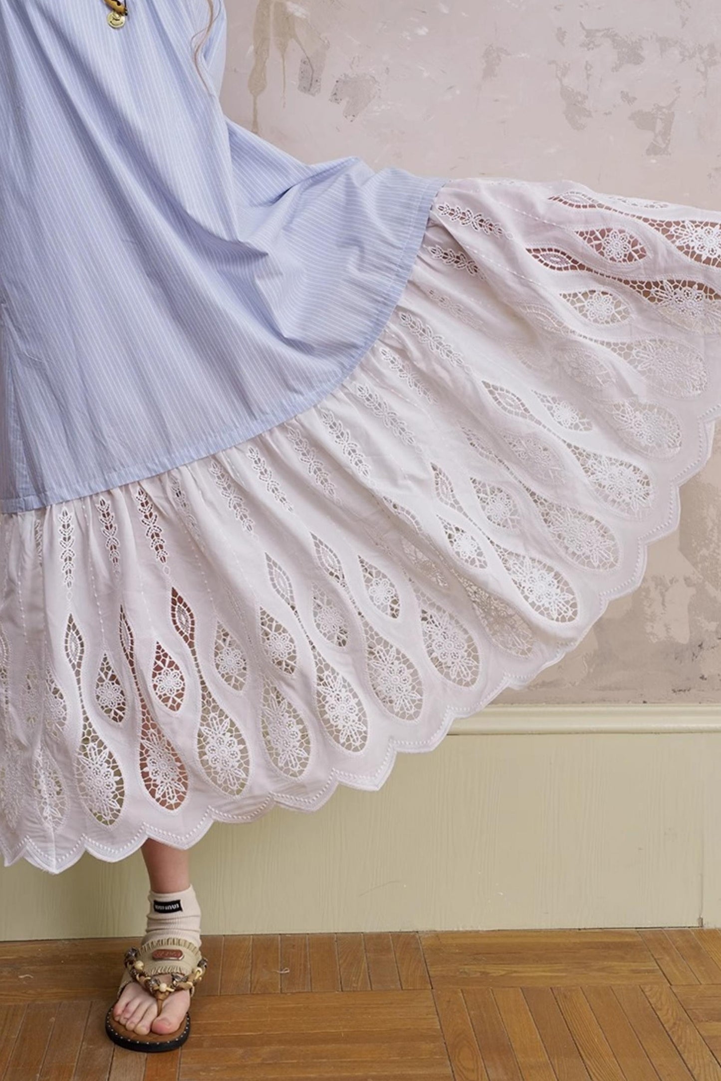 Textured Skirt Dress