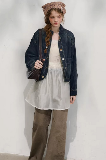 Youlan 데님 재킷
