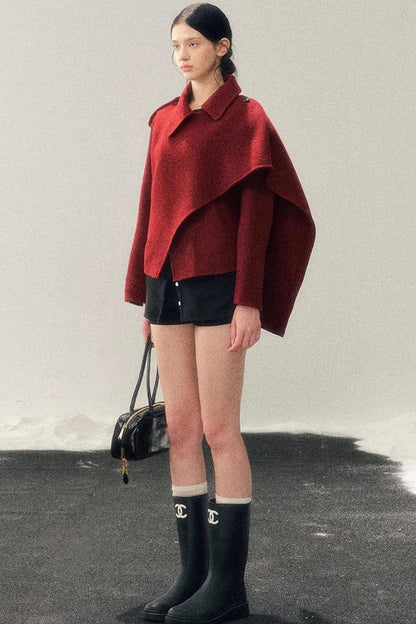 Eye-Catching Woolen Winter Coat