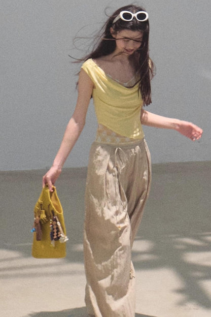 Rising Check Slim-Fit T-Shirt