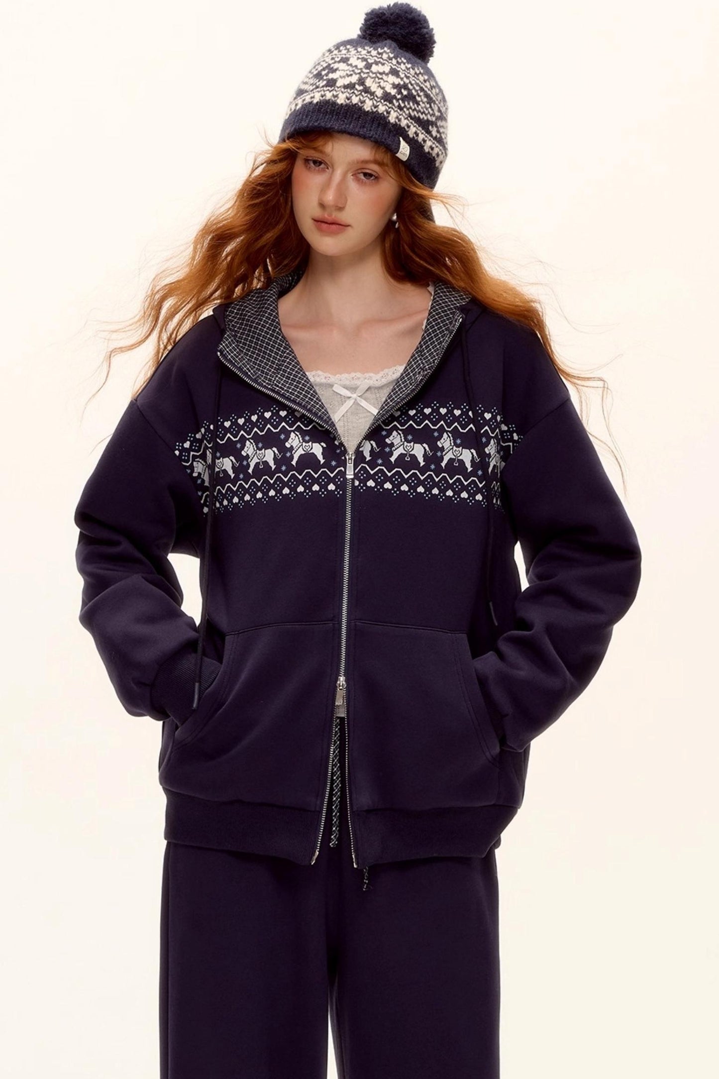 Fair Isle Quilted Jacket Set-Up