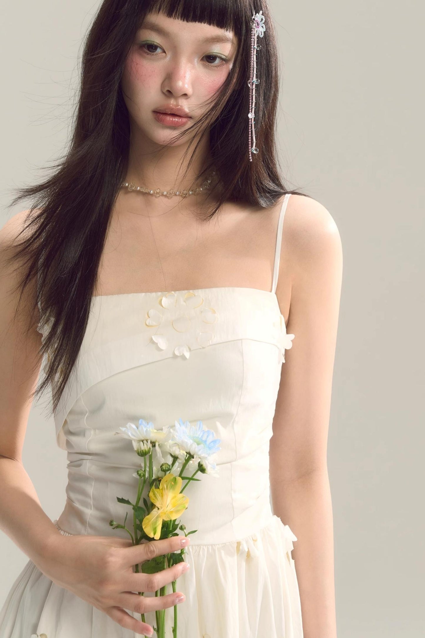 Coastal Floral Halter Dress