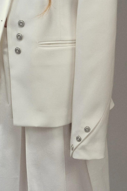 Shoulder Cut Moon Marks Blazer