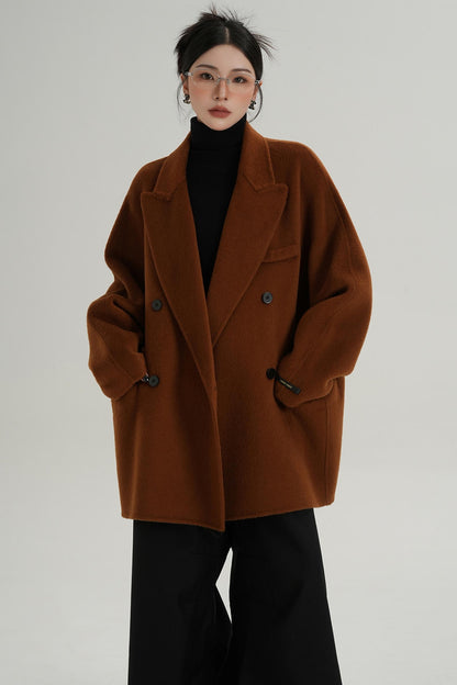 Woolen Elegance Long Coat