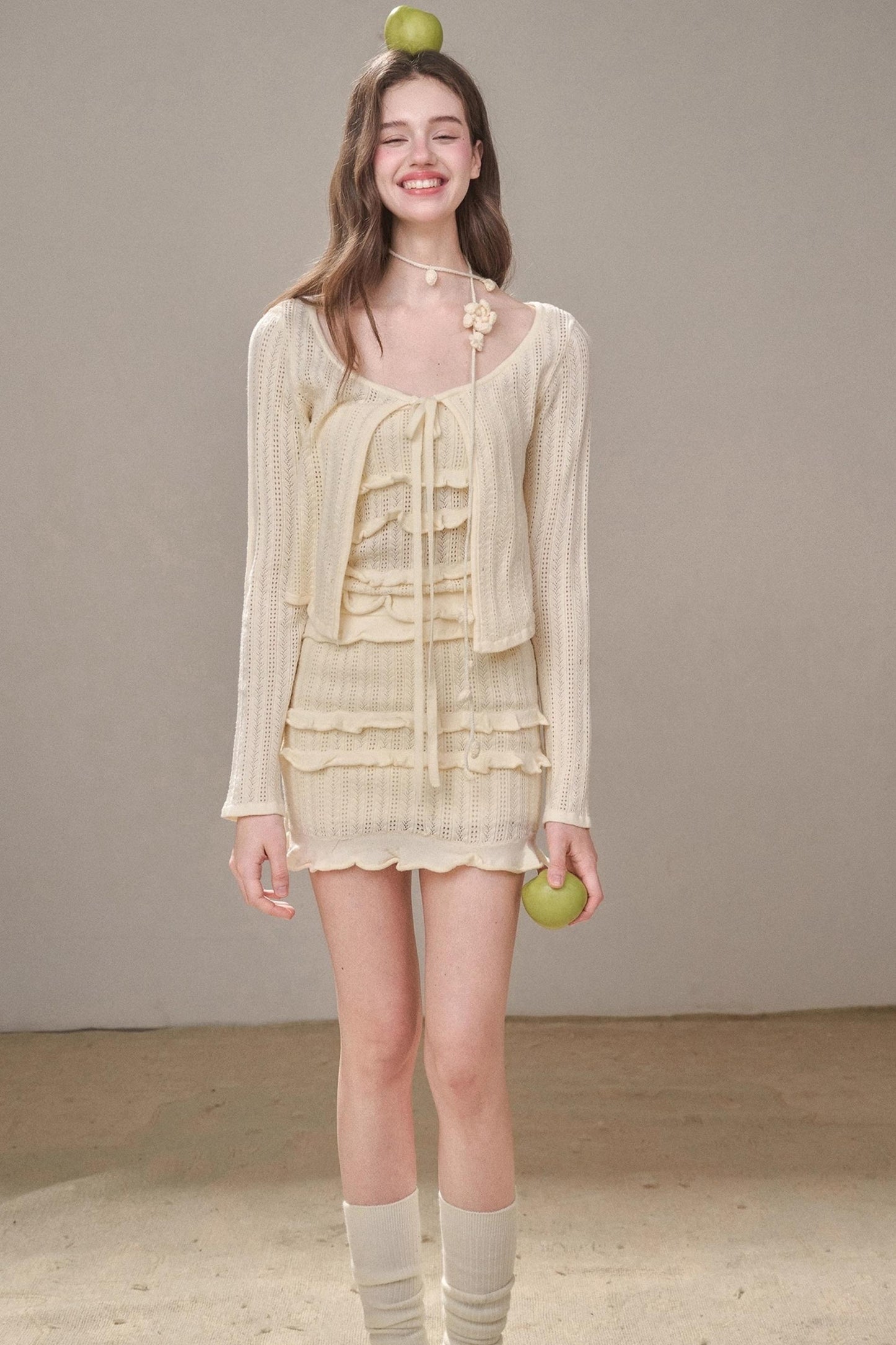 Sweet Lace Knit Set-Up