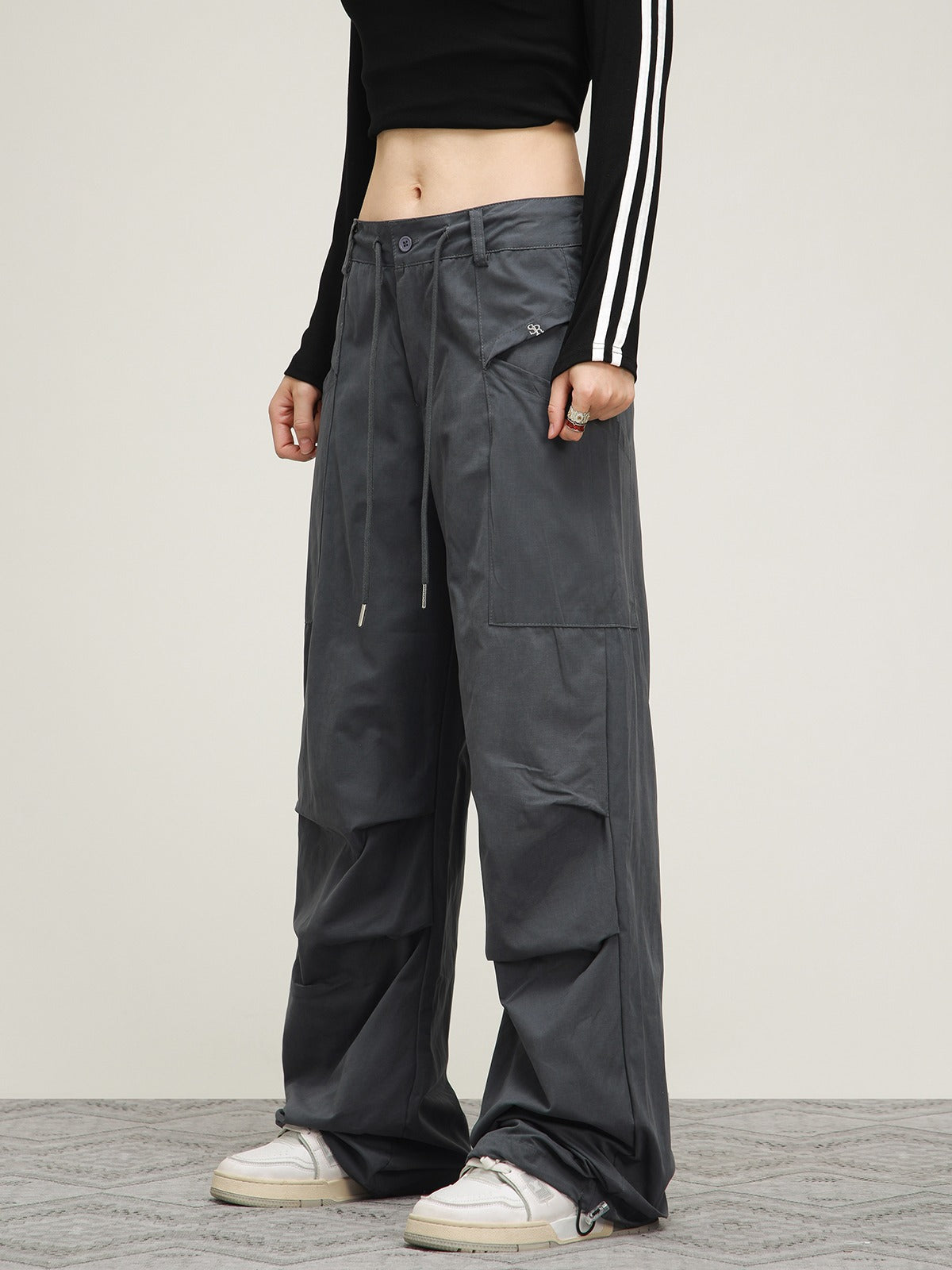 Maillard Loose Straight Casual Pants