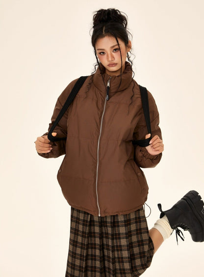 Long-sleeved Loose Down Jacket