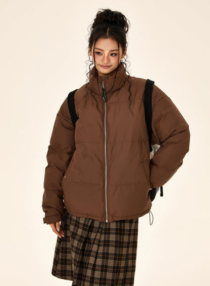 Long-sleeved Loose Down Jacket