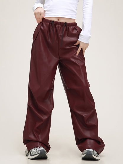 Casual Leather Pants