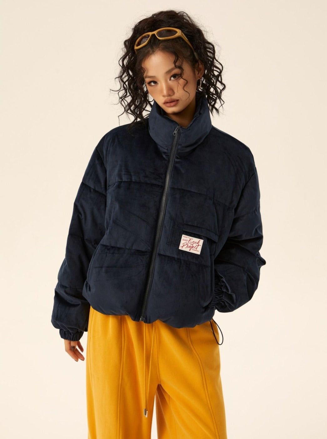 Long-sleeved Loose Down Jacket