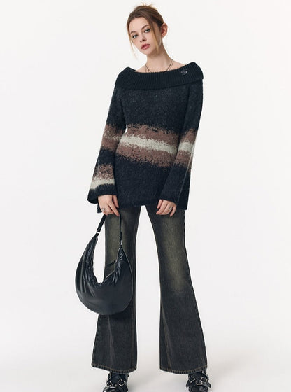 Luxury One-Shoulder Knit Tops