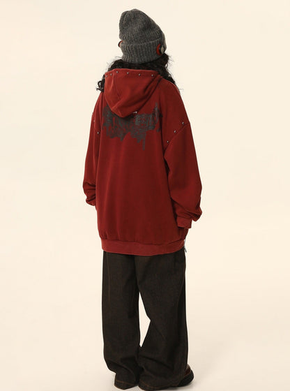 American Loose Oversize Fleece Jacket